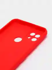 Красный чехол силиконовый для Realme C21 матовый
