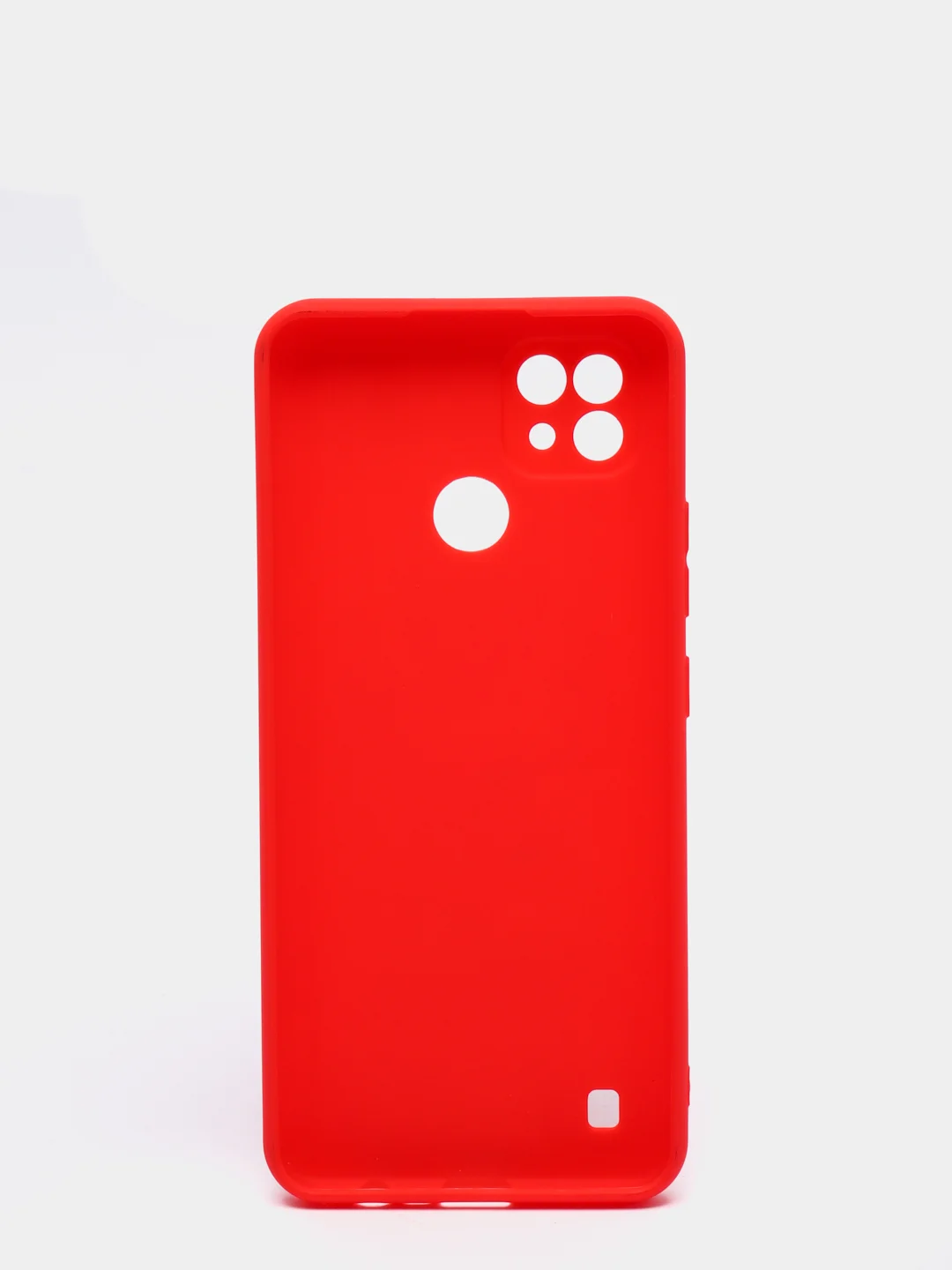 Красный чехол силиконовый для Realme C21 матовый