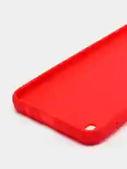 Красный чехол силиконовый для Realme C21 матовый