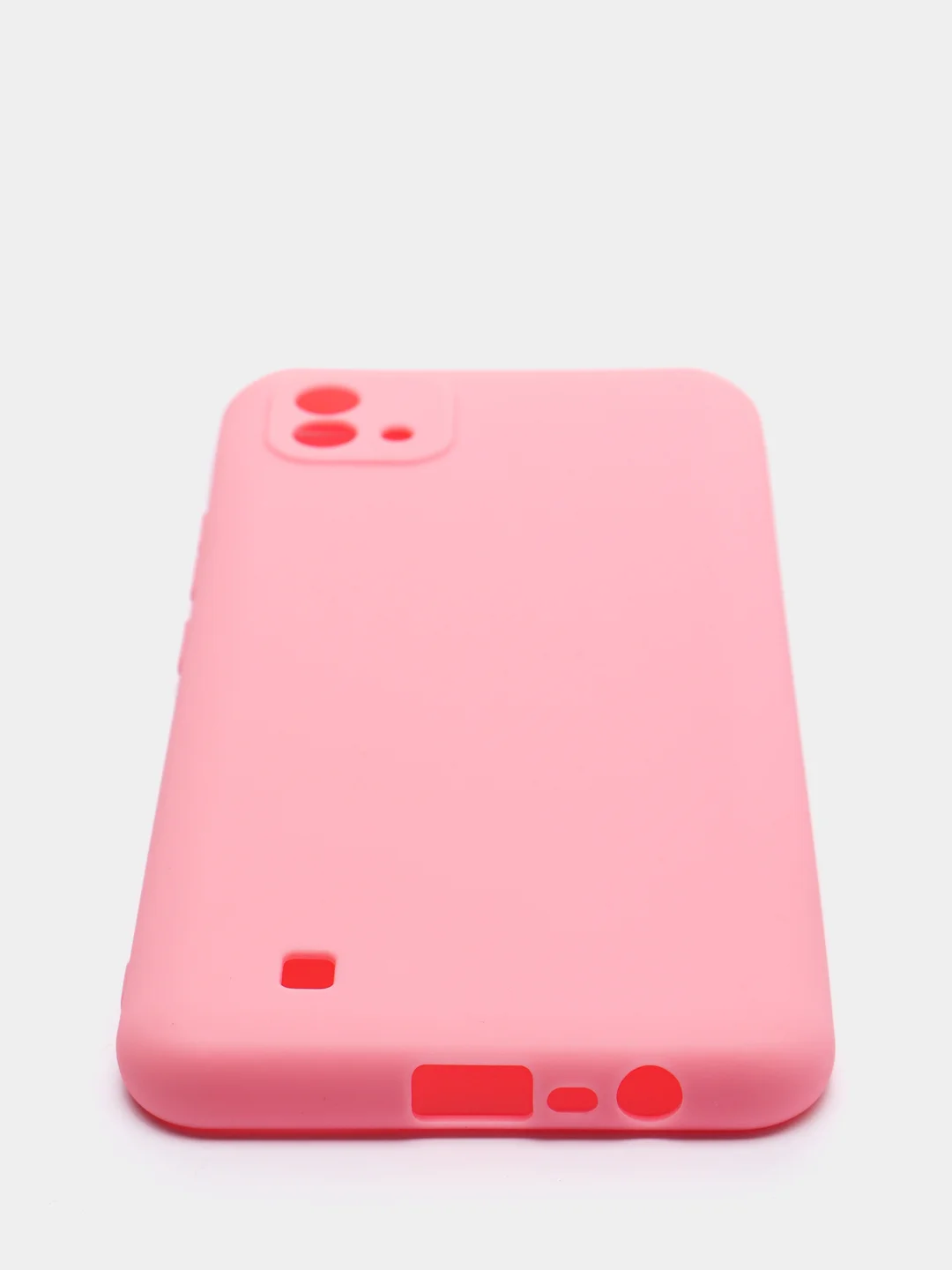 Розовый чехол для Realme C12 / C20, Soft Touch реалми с12 с20