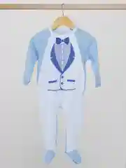 Голубой комбинезон детский, костюм