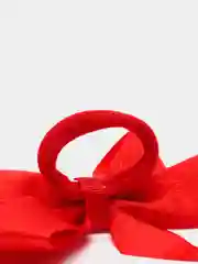 Красный резинки для волос, бант, 2 штуки