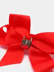 Красный резинки для волос, бант, 2 штуки