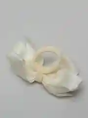 Молочный резинки для волос, бант, 2 штуки