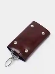 Коричневый ключница из экокожи 9,5х6 см