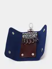 Коричневый ключница из экокожи 9,5х6 см