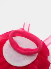 Розовый резинки для волос, большие, 2 штуки