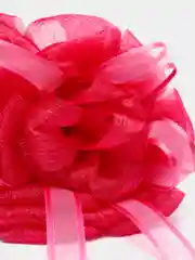 Розовый резинки для волос, большие, 2 штуки