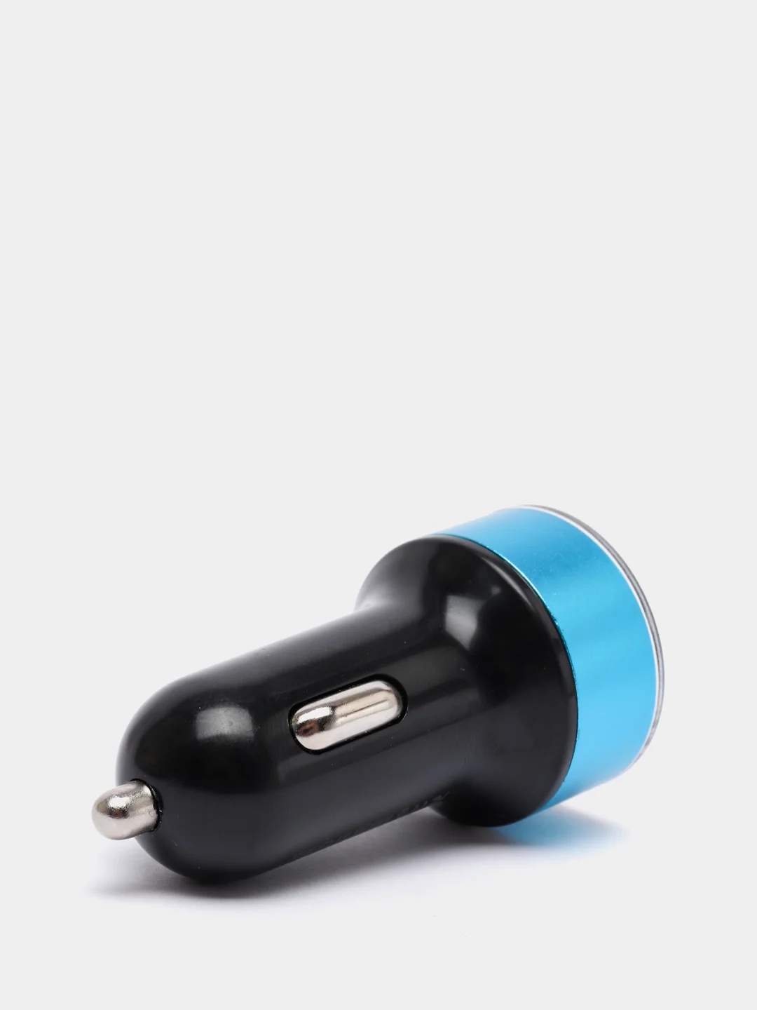 Голубой автомобильное зарядное устройство, 2 USB, QC 3.0, быстрая зарядка, 2,4 А