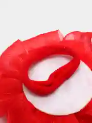 Красный резинки для волос, большие, 2 штуки