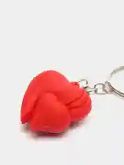 Сиреневый брелок "Сердце" / брелок для ключей / брелки / брелочек