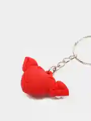 Белый брелок "Сердце" / брелок для ключей / брелки / брелочек