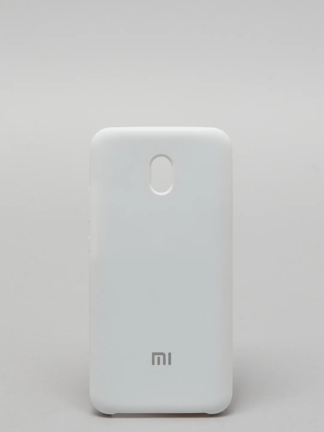 Белый чехол силиконовый Silicone Cover Case для Xiaomi Redmi 8, 8A