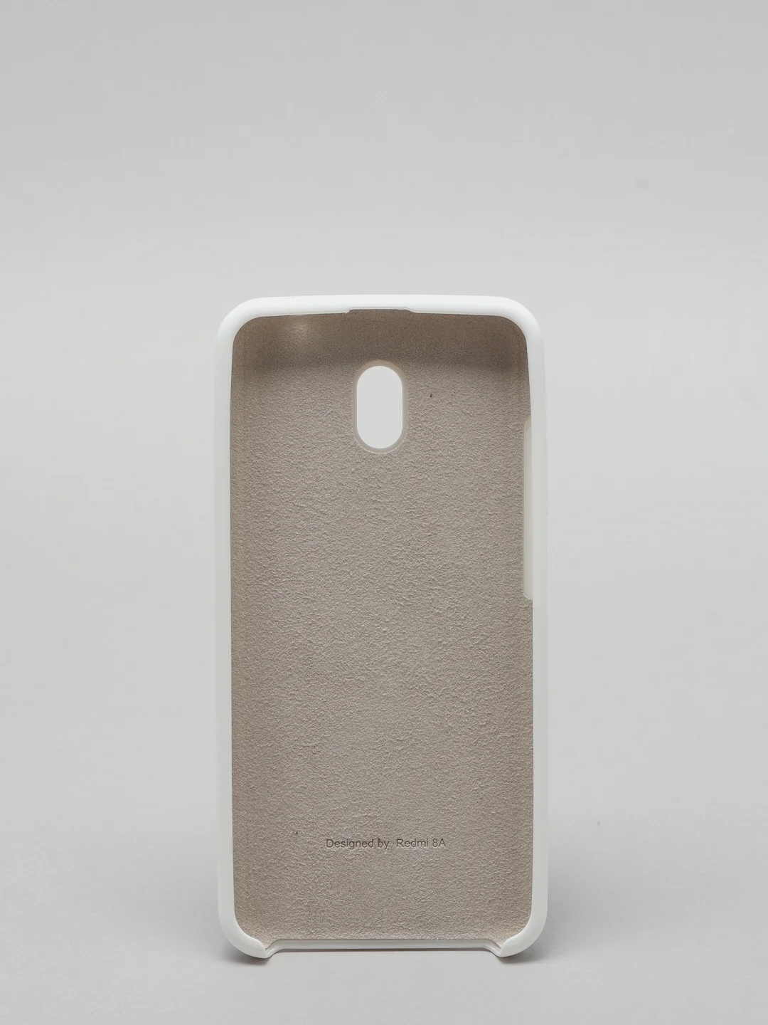 Белый чехол силиконовый Silicone Cover Case для Xiaomi Redmi 8, 8A