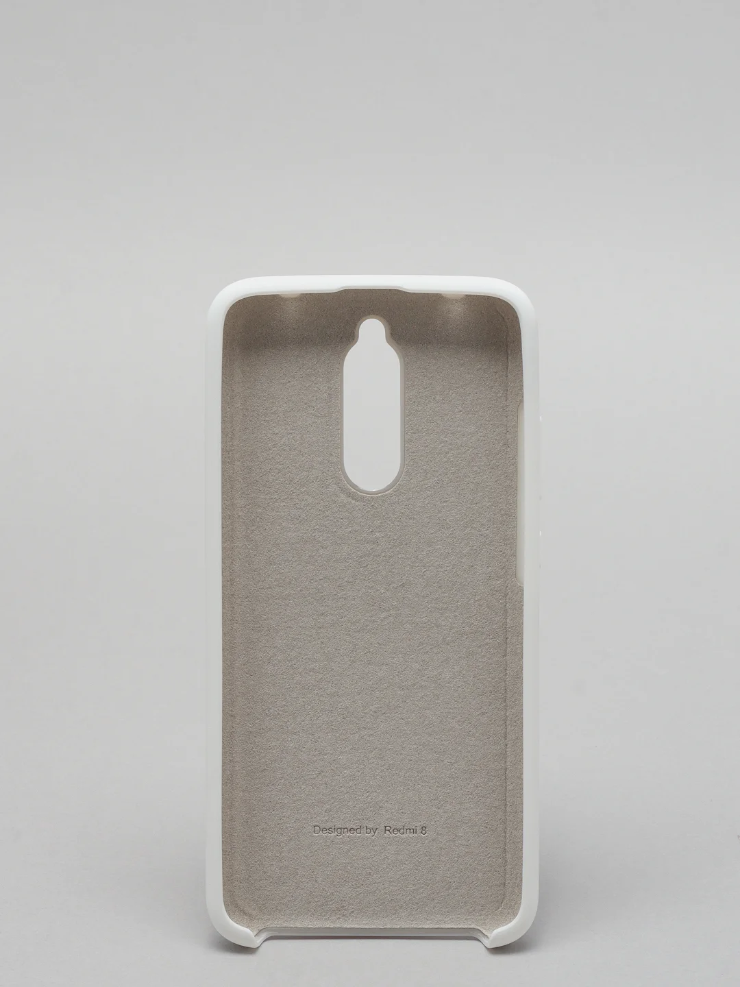 Белый чехол силиконовый Silicone Cover Case для Xiaomi Redmi 8, 8A