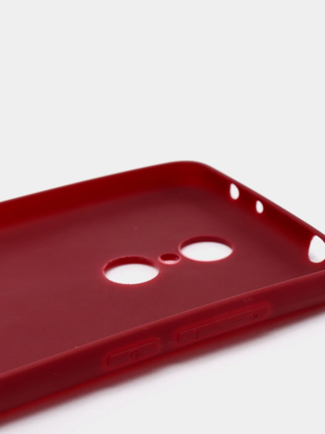 Бордовый чехол Xiaomi Redmi 5, Сяоми Редми 5 силиконовый, цветной, матовый