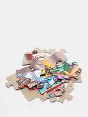 Зеленый пазлы 24 элемента