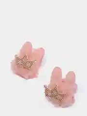 Кораллово-розовый резинки для волос, 2 штуки