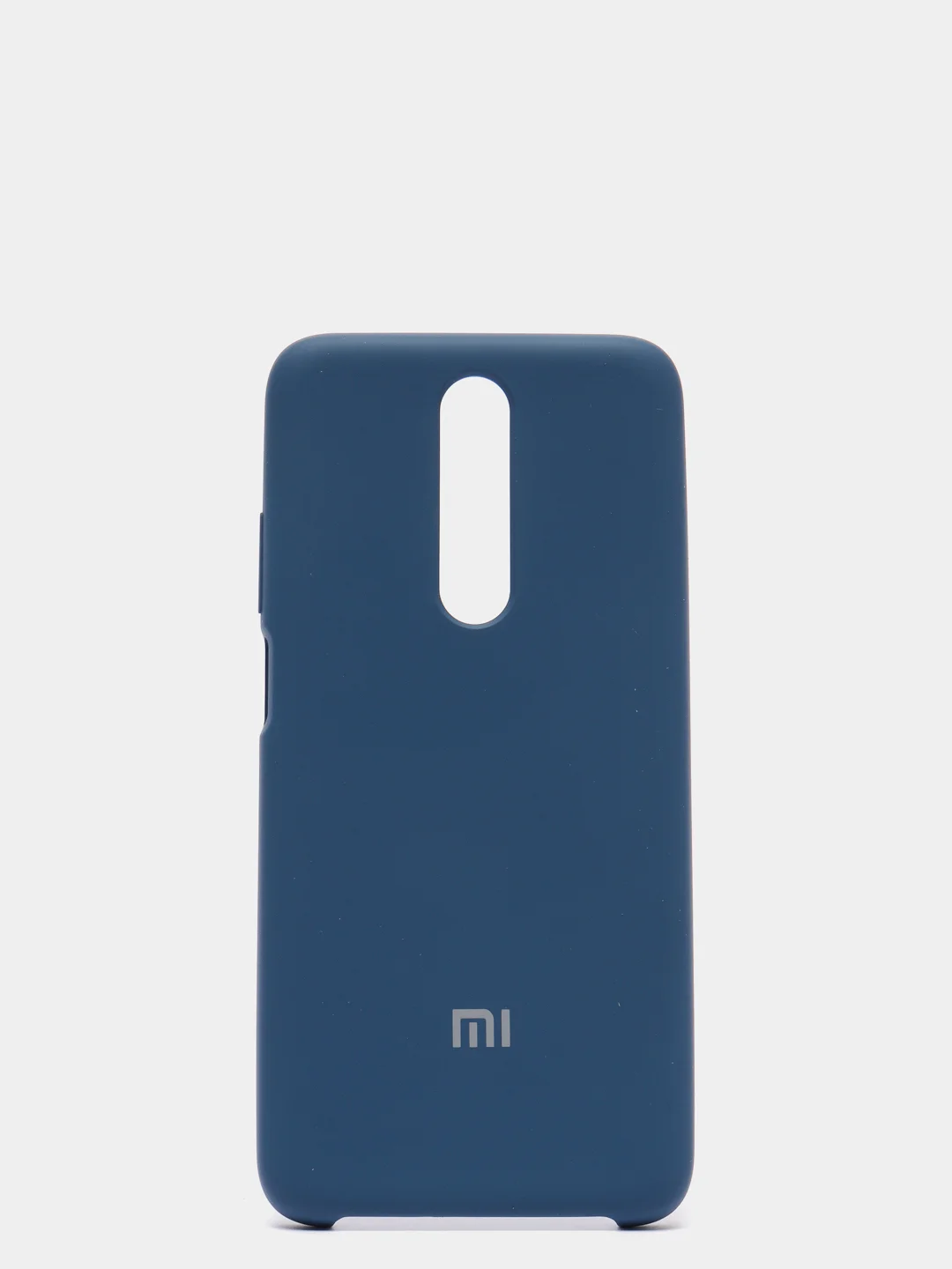 Темно-синий чехол силиконовый Silicone Cover Case для Xiaomi Redmi K30, Poco X2