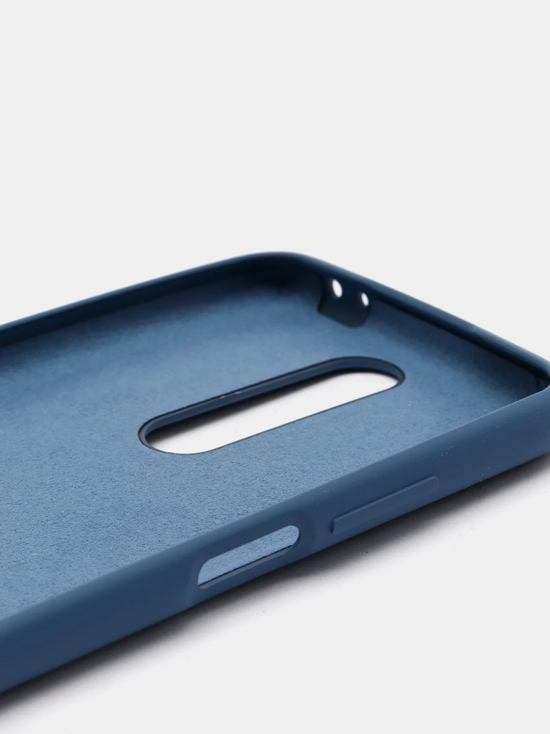 Темно-синий чехол силиконовый Silicone Cover Case для Xiaomi Redmi K30, Poco X2