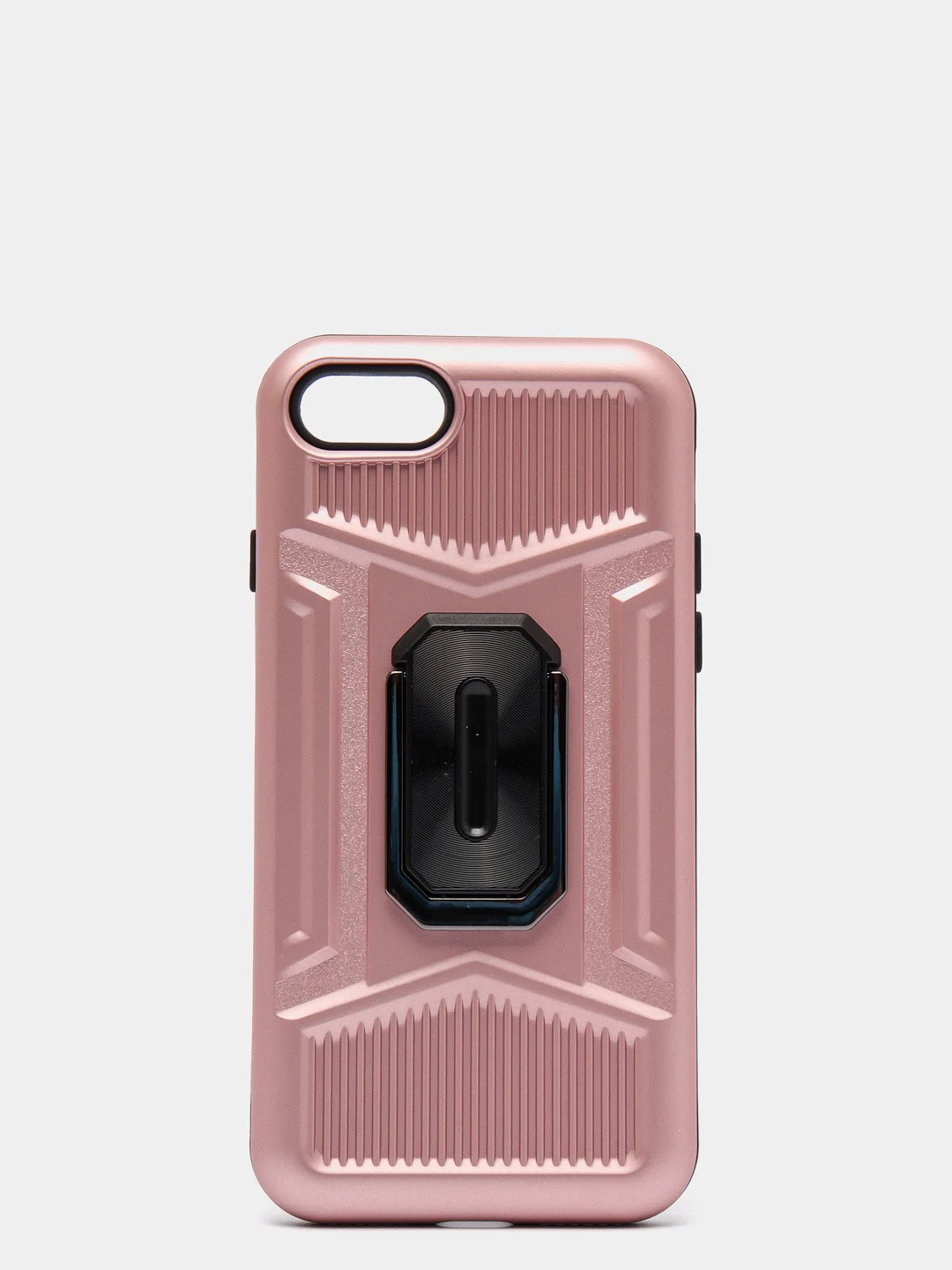 Розовый чехол для iPhone 7, 8, SE2020 противоударный, с подставкой, под магнитный держатель