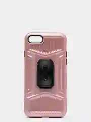 Розовый чехол для iPhone 7, 8, SE2020 противоударный, с подставкой, под магнитный держатель