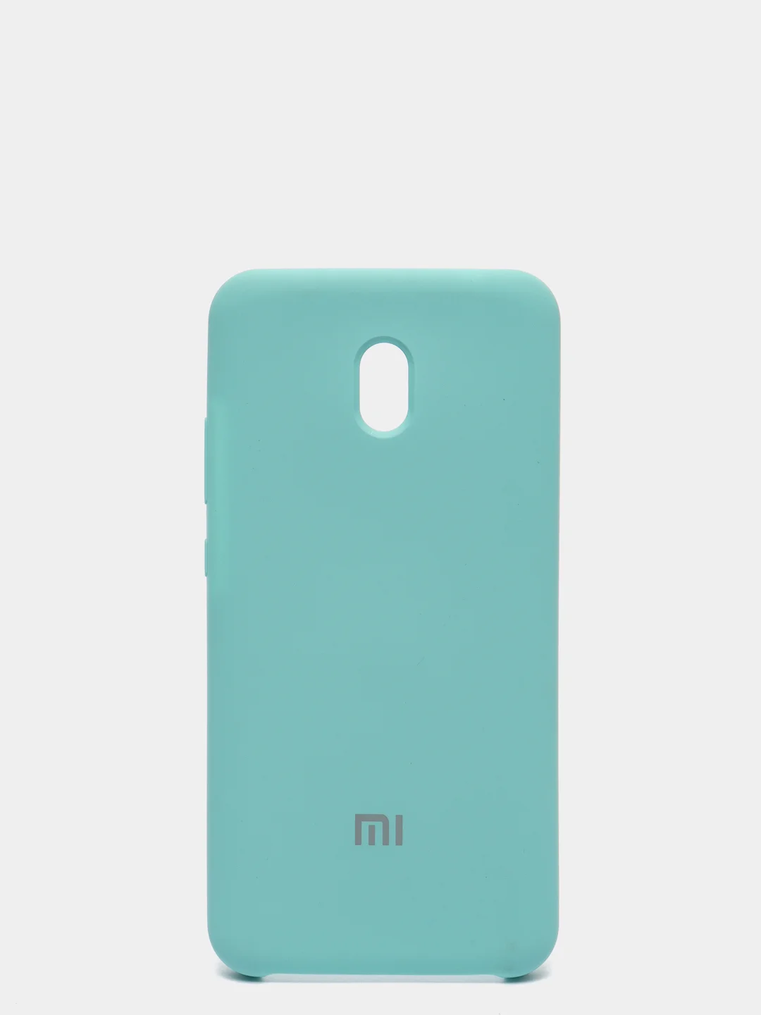 Бирюзовый чехол силиконовый Silicone Cover Case для Xiaomi Redmi 8, 8A