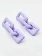 Лавандовый серьги "Цепи"