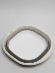 Серый таз складной силиконовый, 9 литров