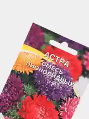 Семена цветов Астра смесь пионовидная однолетняя , 0,25 г