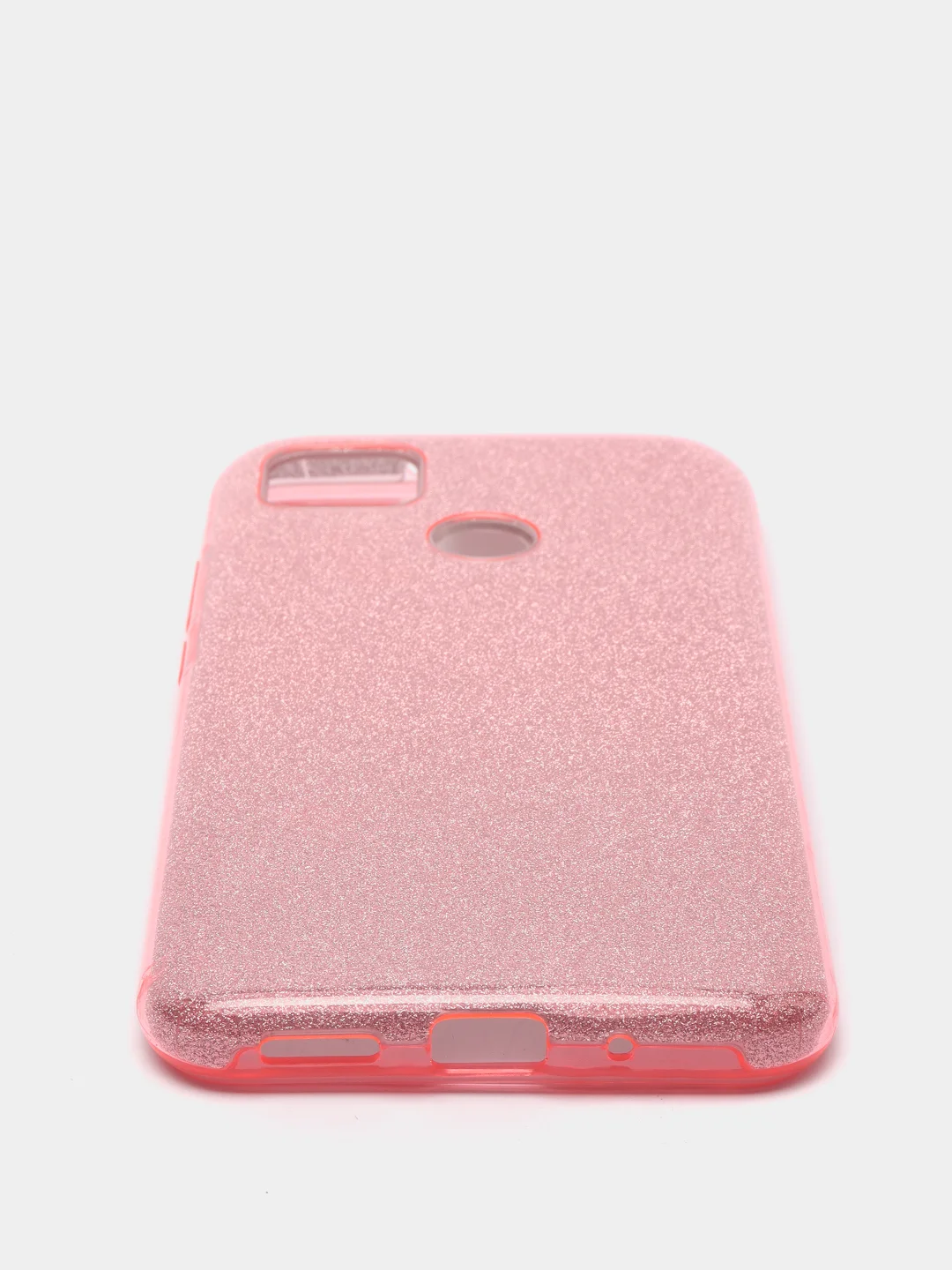 Розовый чехол блестящий Xiaomi Redmi 9C, Redmi 9C NFC, Redmi 10A, Poco C3, накладка с блёстками