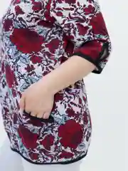 Багровый milena21 Туника  женская "Капелька", туника из хлопка