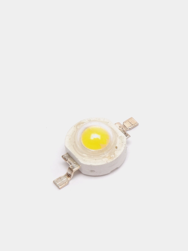 5 штук Светодиод мощный 3W 3Вт 3.6v Белый теплый 200LM 3000K