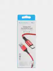 Красный кабель для зарядки Android и Apple iPhone BOROFONE BX54 (1m, Micro-USB/Type-C/Lightning)