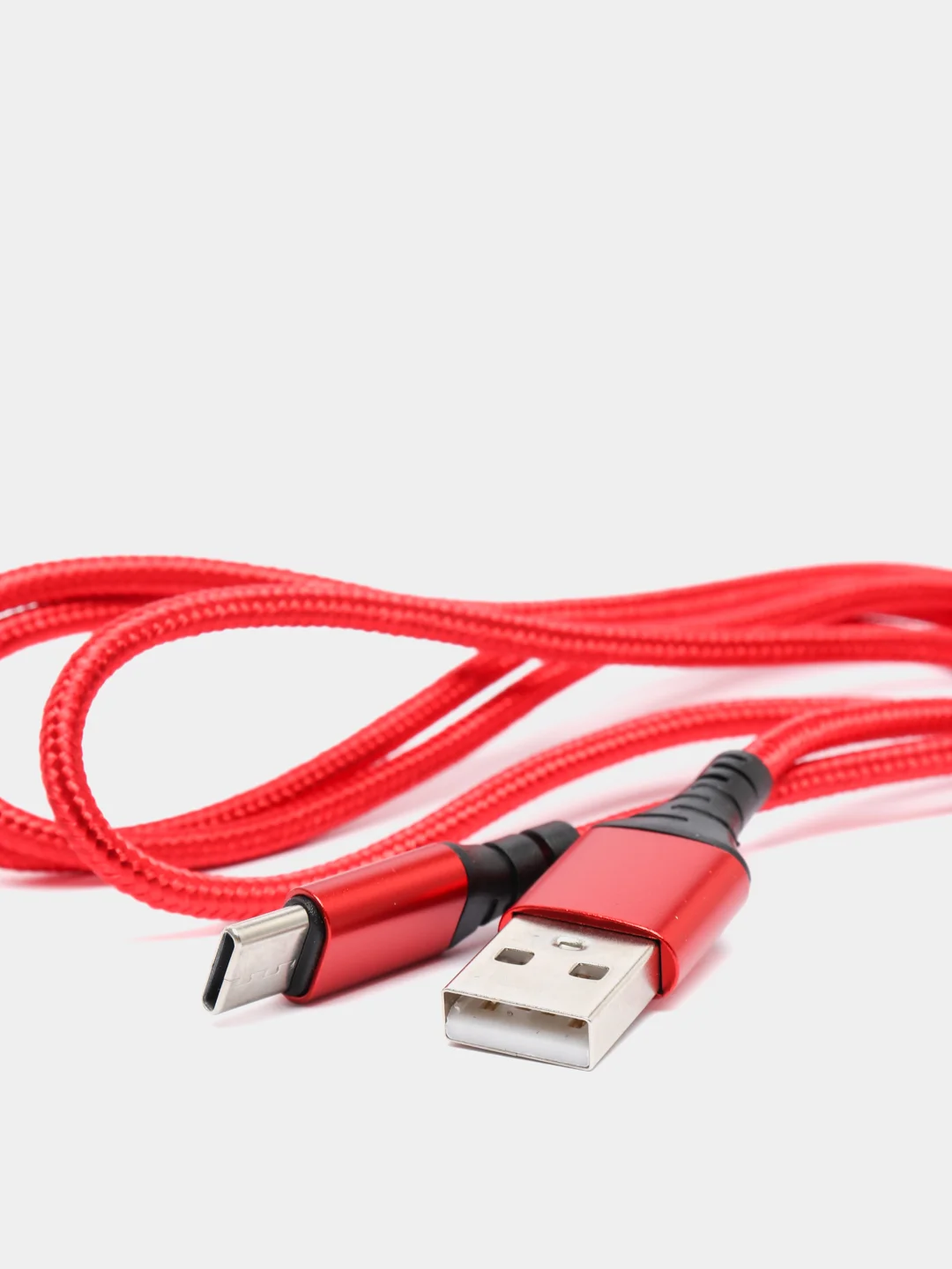 Красный кабель для зарядки Android и Apple iPhone BOROFONE BX54 (1m, Micro-USB/Type-C/Lightning)
