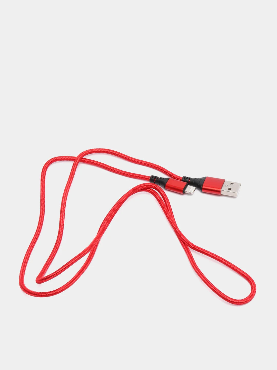 Красный кабель для зарядки Android и Apple iPhone BOROFONE BX54 (1m, Micro-USB/Type-C/Lightning)