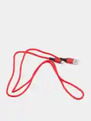 Красный кабель для зарядки Android и Apple iPhone BOROFONE BX54 (1m, Micro-USB/Type-C/Lightning)