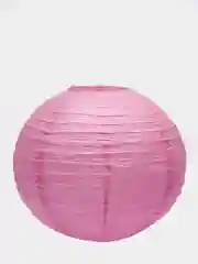 Розовый шар-фонарик бумажный для декора