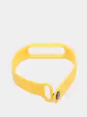 Желтый ремешок для фитнес браслета Xiaomi Mi Band 5