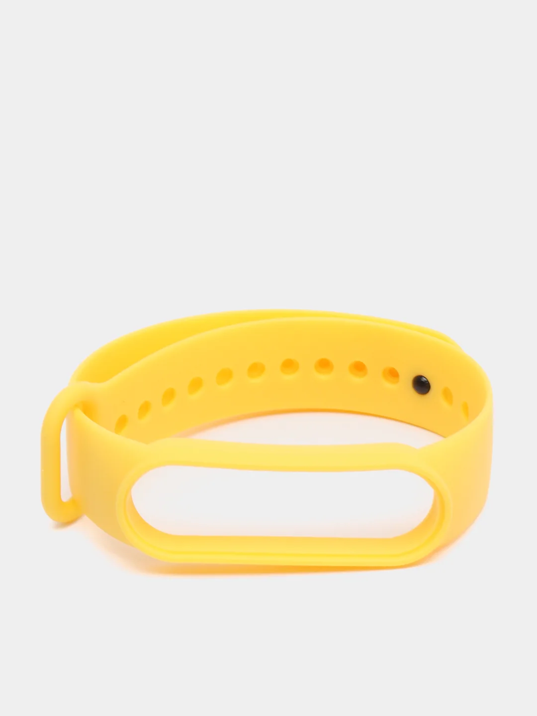 Желтый ремешок для фитнес браслета Xiaomi Mi Band 5