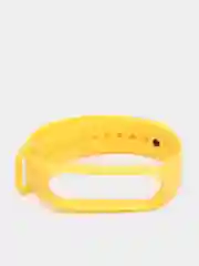 Желтый ремешок для фитнес браслета Xiaomi Mi Band 5