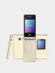 Золотой мобильный телефон BQ 2446 Dream Duo