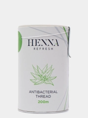 Антибактериальная нить для тридинга с соком алоэ Henna Refresh