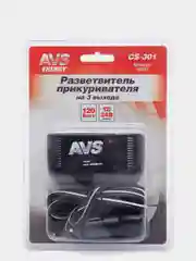 Разветвитель прикуривателя 12/24V (на 3 выхода)