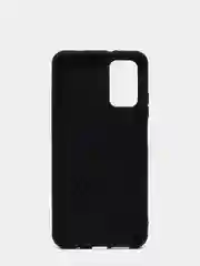 Черный чехол Xiaomi Poco M3 / Redmi 9T, Сяоми Поко М3, Редми 9Т черный силиконовый, имитация кожи