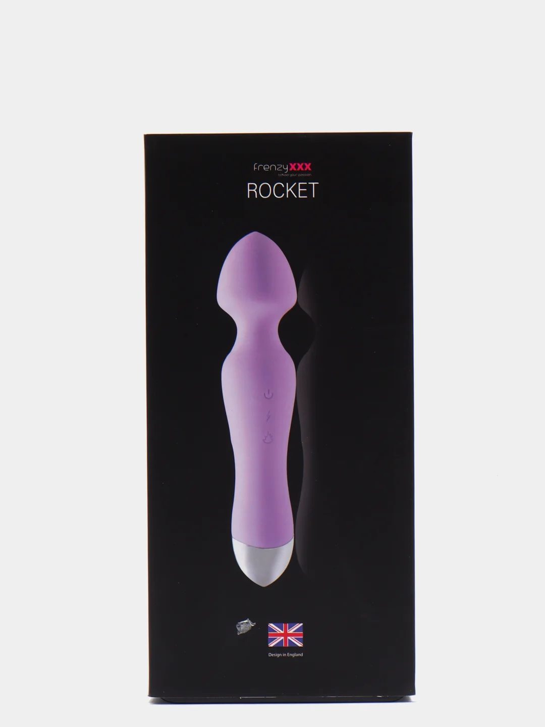 Фиолетовый вибратор Rocket FrenzyXXX в подарочном премиальном коробе