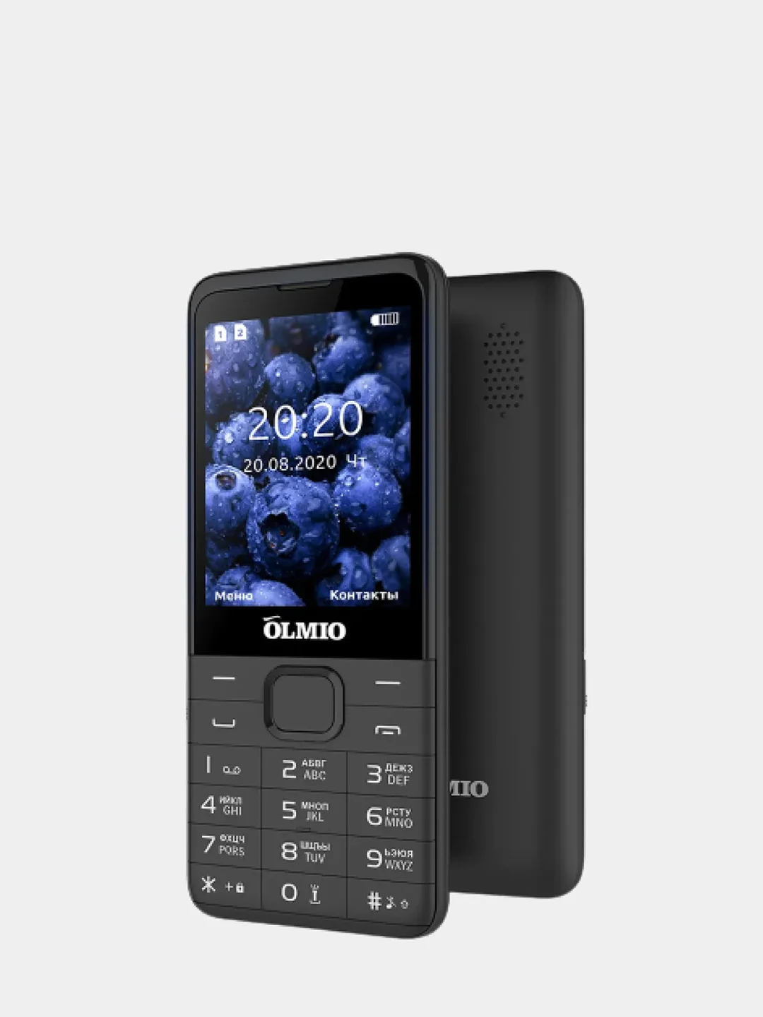 Черный мобильный телефон Olmio E29