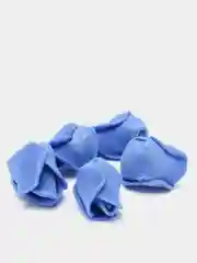 Синий бутоны роз из фоамирана 2 см