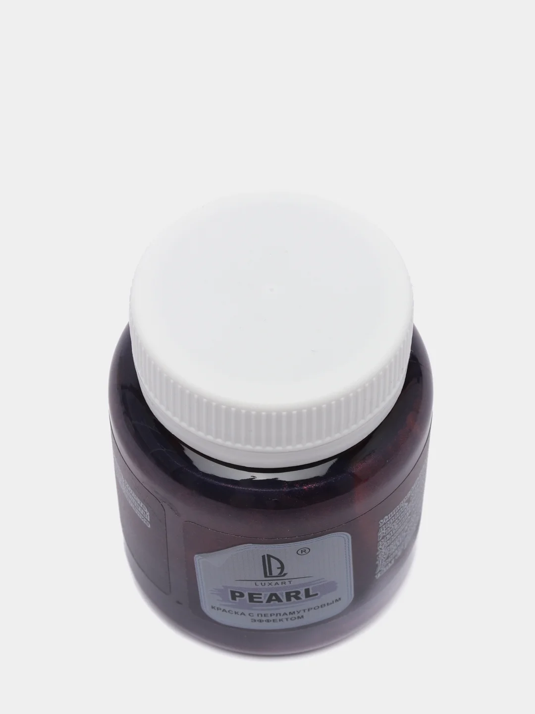 Акриловая перламутровая краска Luxart Pearl "Бордо", 80 мл