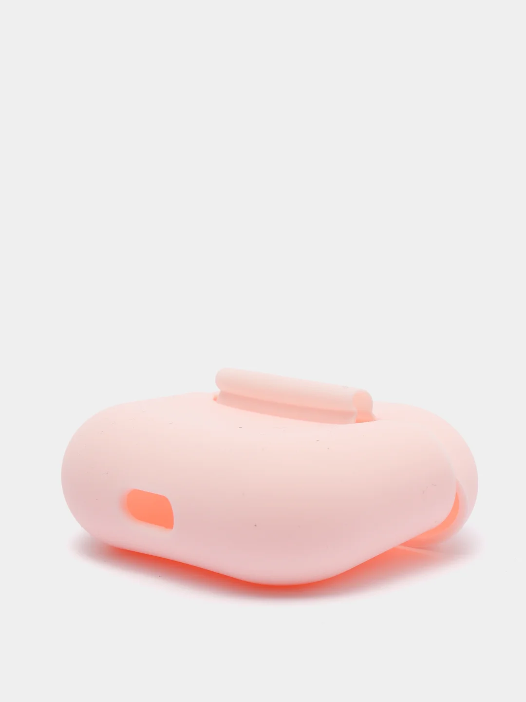 Розовый чехол для  наушников Apple Airpods 3 аирподс силиконовый